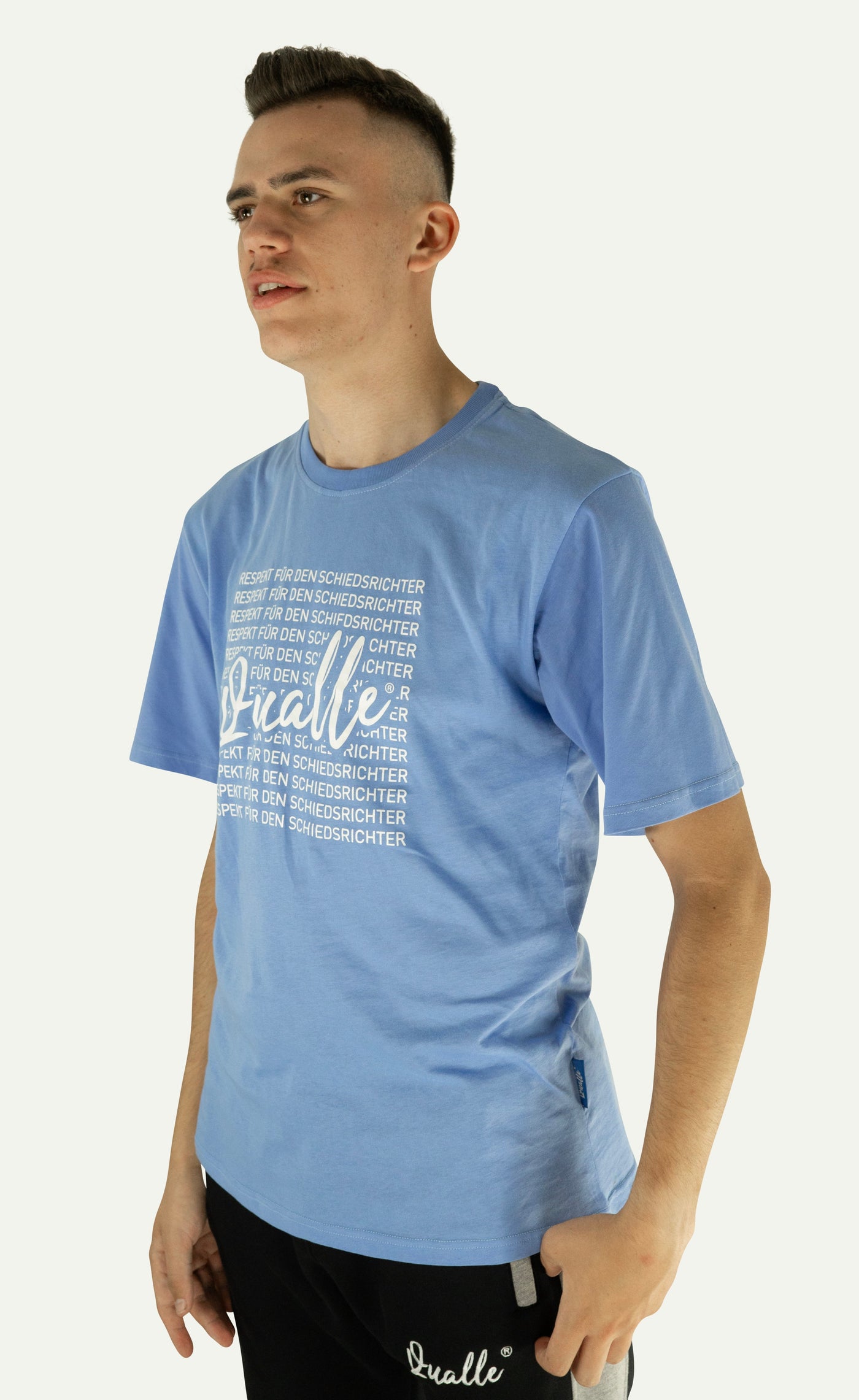 Qualle T-Shirt "100% Respekt" Baumwolle unisex (Kinder, Frauen und Herren)