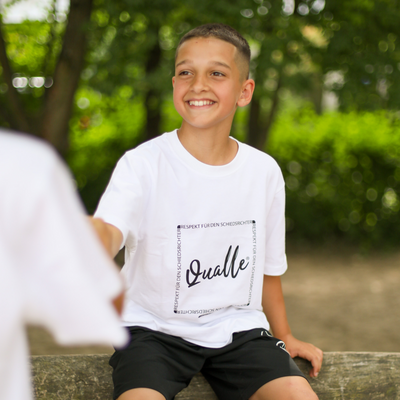 Qualle T-Shirt "Gameplay Respekt" Baumwolle unisex (Kinder, Frauen und Herren)
