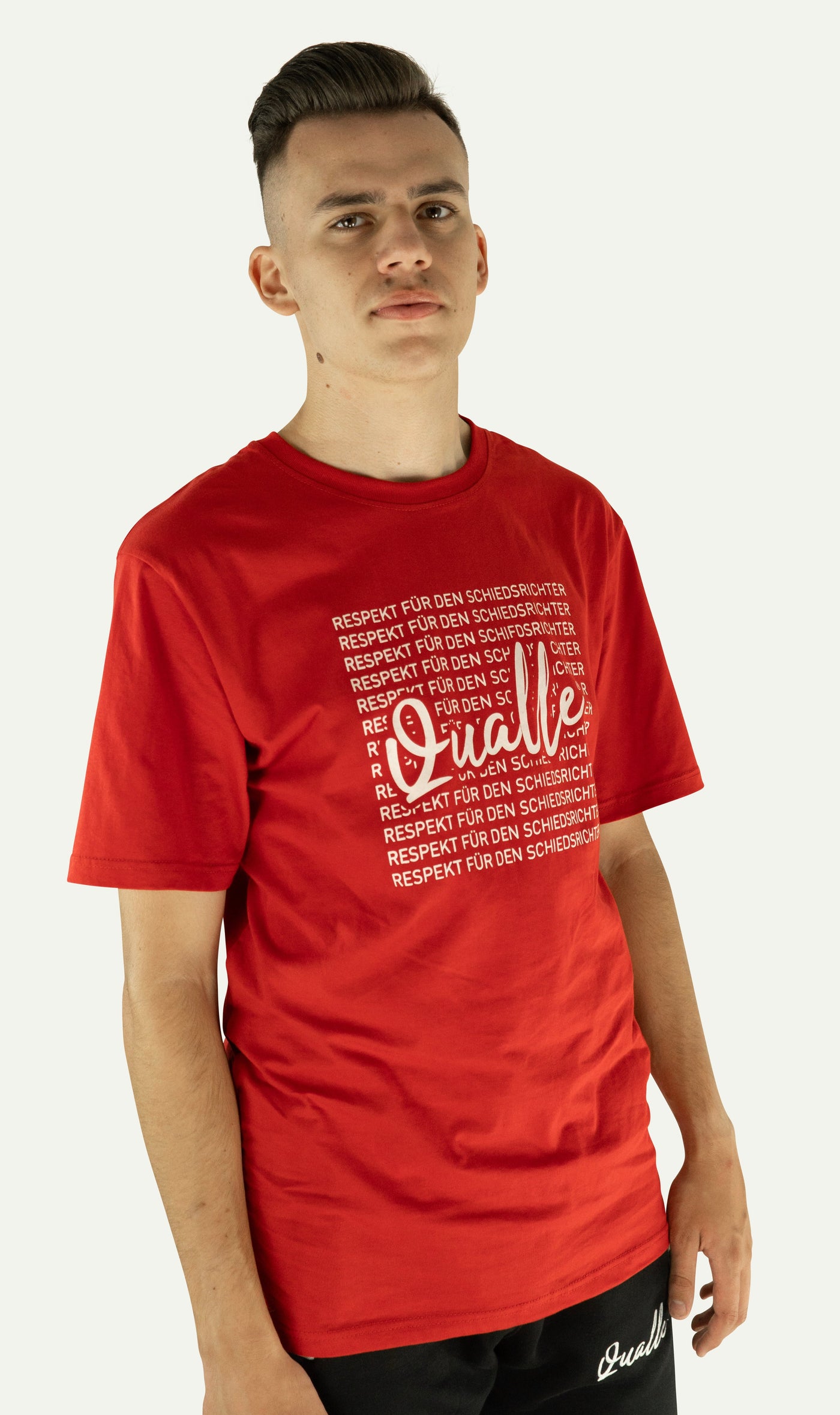 Qualle T-Shirt "100% Respekt" Baumwolle unisex (Kinder, Frauen und Herren)