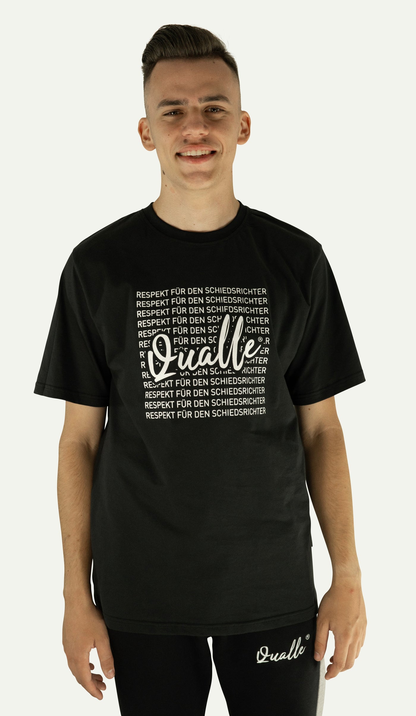 Qualle T-Shirt "100% Respekt" Baumwolle unisex (Kinder, Frauen und Herren)