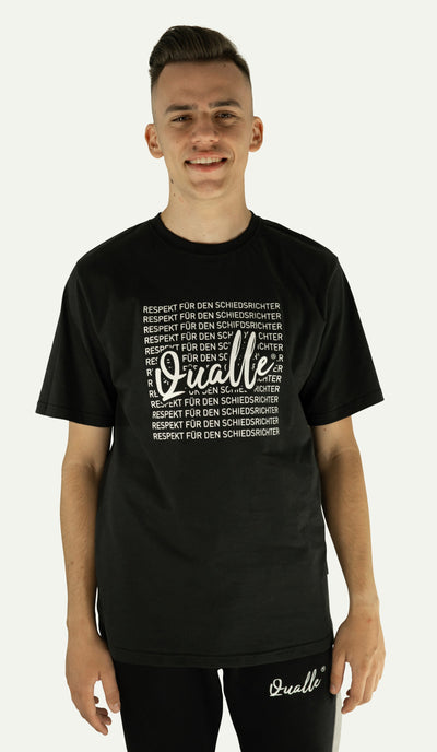 Qualle T-Shirt "100% Respekt" Baumwolle unisex (Kinder, Frauen und Herren)