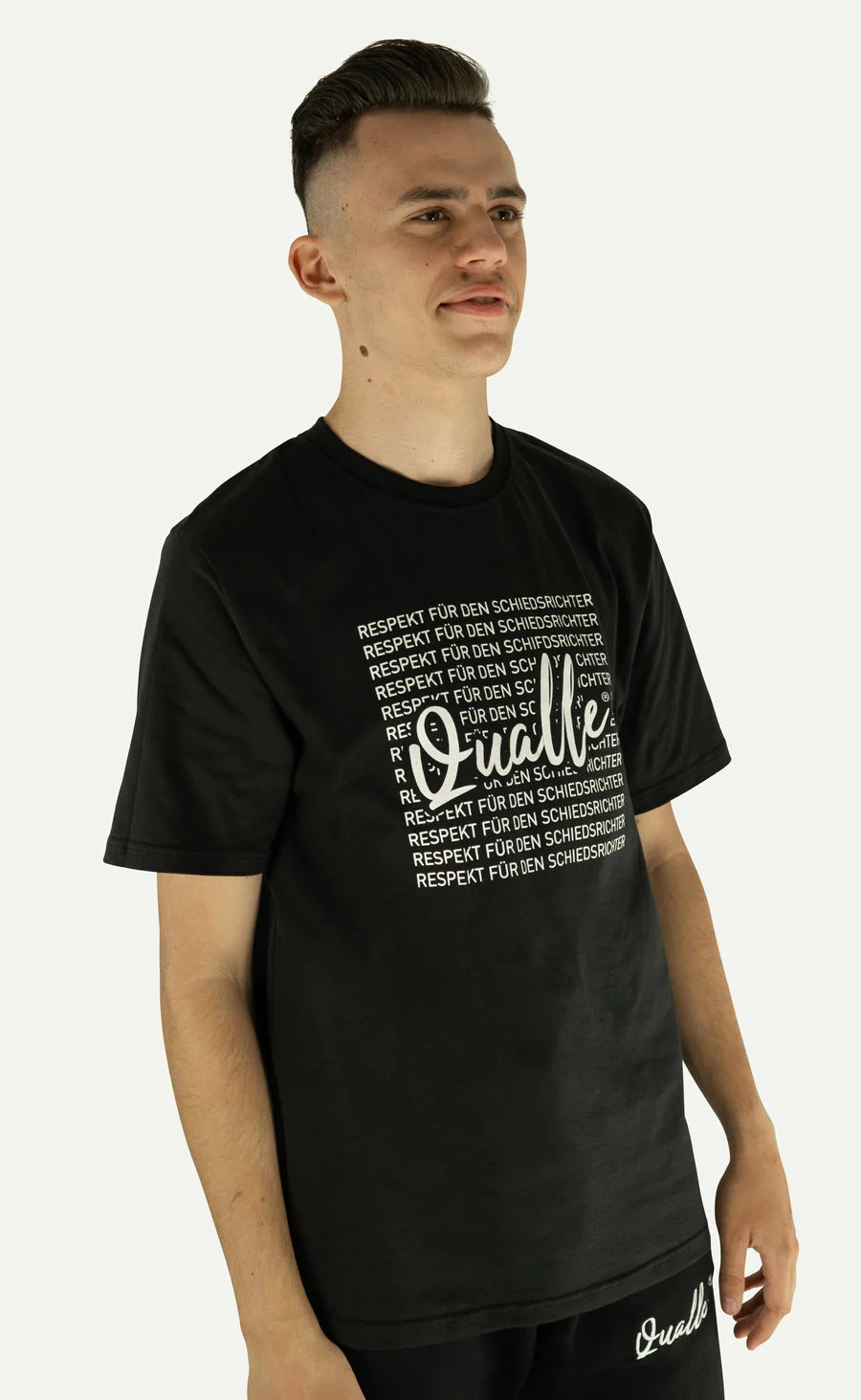 Bundle 4x Qualle T-Shirt "100% Respekt" Baumwolle unisex (Kinder, Frauen und Herren) - Set